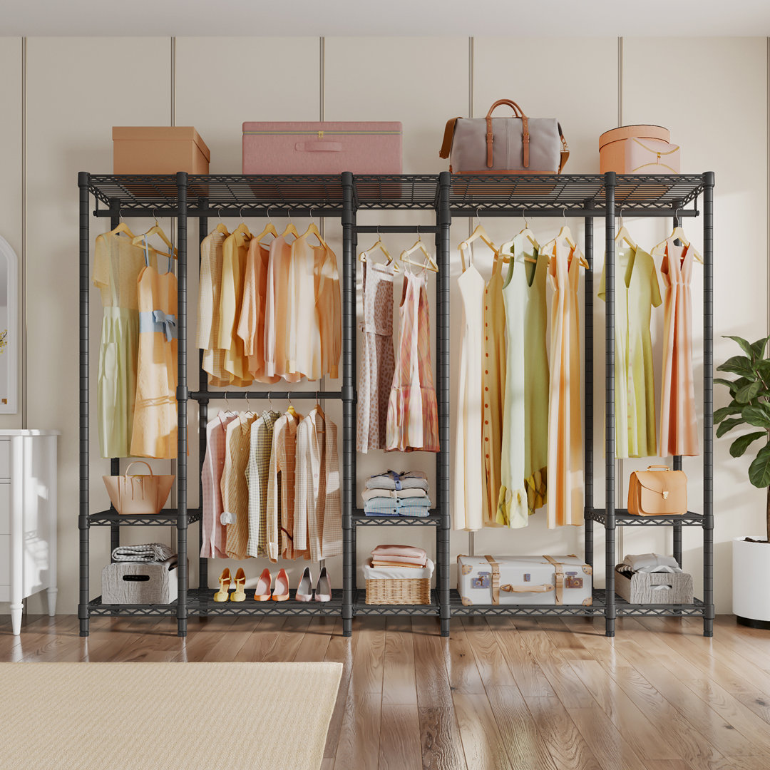 VIPEK V50 Extra Large Garment Rack, Heavy Duty Clothes Rack for Hanging Clothes, 89.8" L x 15.7" W x 76.4" H